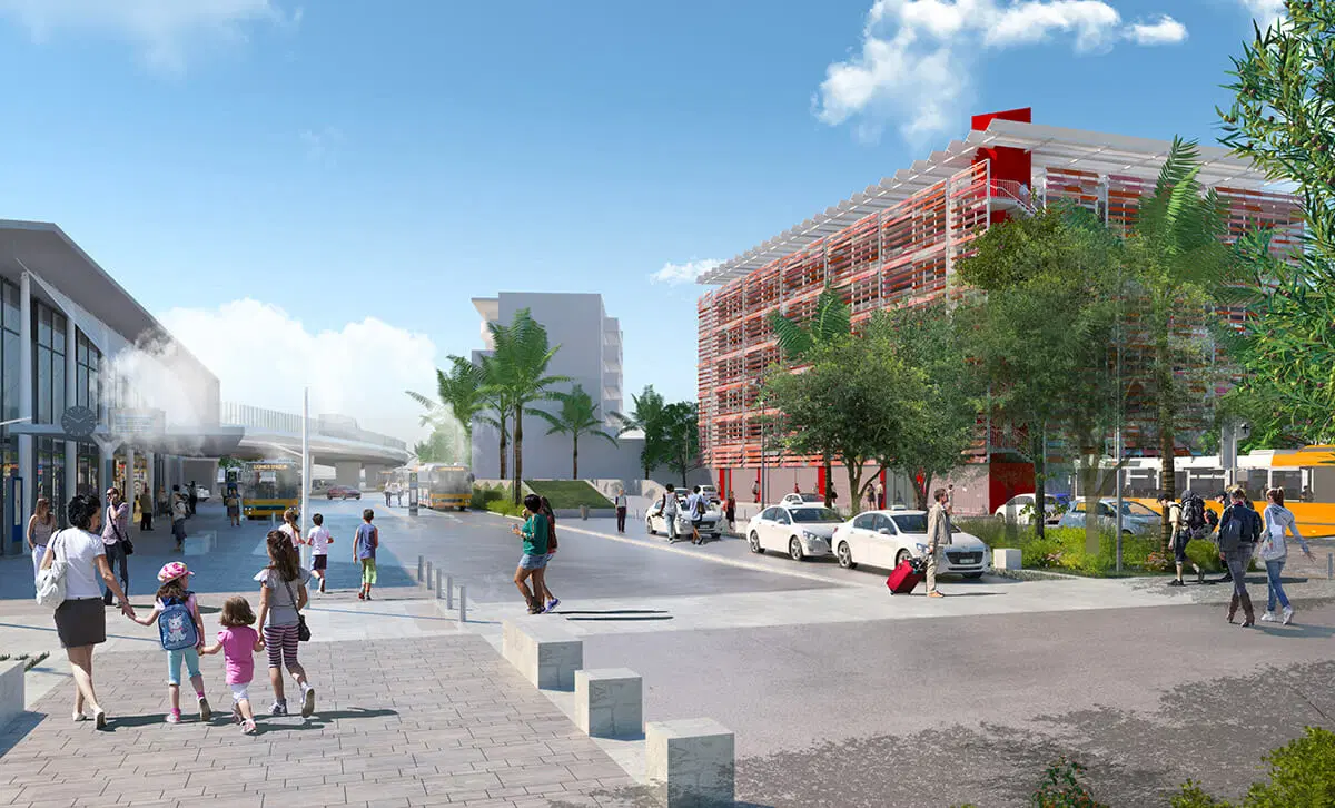 POLE ECHANGE MULTIMODAL CAGNES SUR MER